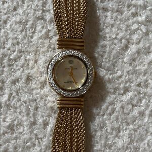 Anne Klein Gold Mesh Women's Watch